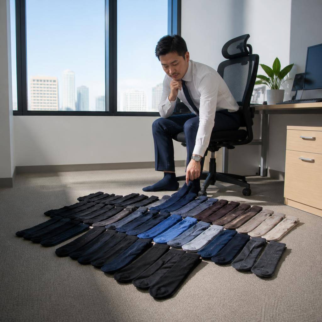 ถุงเท้า Dress Socks สีไหนดี ที่ช่วยให้แต่งตัวง่ายและดูมืออาชีพขึ้นทุกวัน